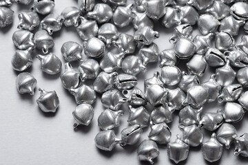 Lot of decorative metal jingle bells