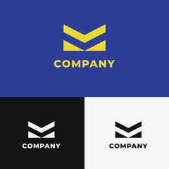 Vector Logo Company Template, Black and White Logo. Suitable for your Corporate, Business, and Brand