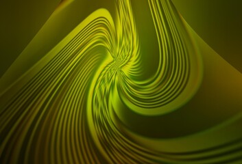 Dark Green vector blurred shine abstract texture.