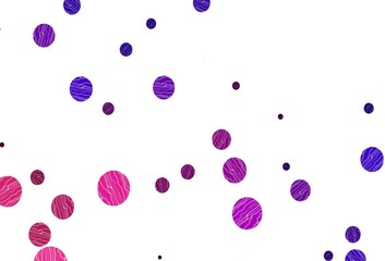 Light purple vector cover with spots.