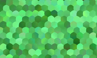 Fototapeta na wymiar Lovely Green and light green polygonal background, digitally created