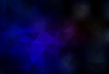 Fototapeta premium Dark Blue, Red vector pattern with random forms.