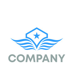 Obraz premium wings logo