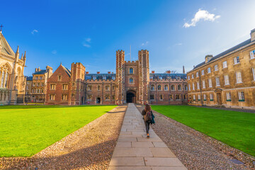 Architecture of Cambridge in England - Powered by Adobe