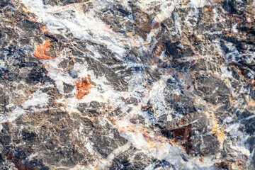 Texture of old gray concrete wall for background.selective focus.