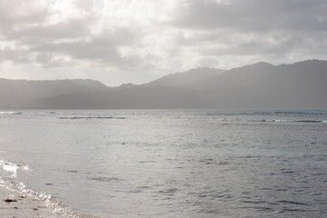 Sea Clouds Overcast Foggy Mountains