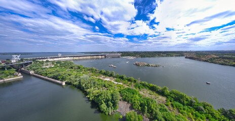 Beautiful nature near the river