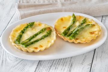 Asparagus tart