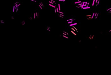 Dark pink, yellow vector background with straight lines.