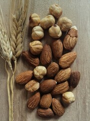 nuts and dried fruits