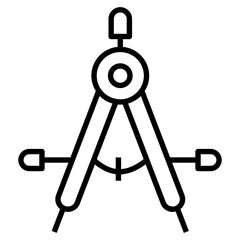 Divider icon in line design.