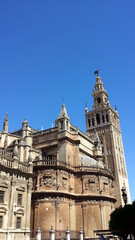 Fototapeta na wymiar The Cathedral of Saint Mary of the See in Seville - Andalusia, Spain