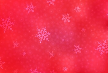 Light Red vector template in carnival style.