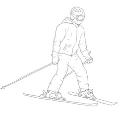 Sketches silhouettes snowboarders on white background illustration
