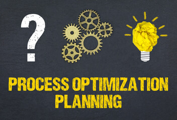 Obraz premium Process Optimization Planning