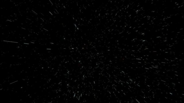 Exploration of galaxies through outer space towards a bright milky-way galaxy. 4K looping animation of flying through bright nebulae, clouds, and star fields. 