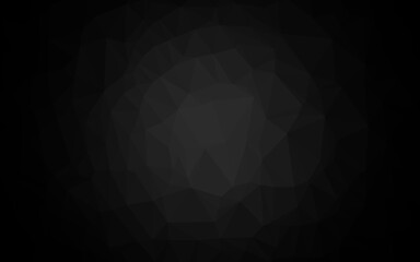 Obraz premium Dark Silver, Gray vector polygonal template. Colorful abstract illustration with gradient. Completely new template for your business design.