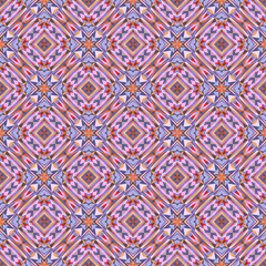 Geometric seamless pattern, abstract colorful background, fashion print, vector texture.