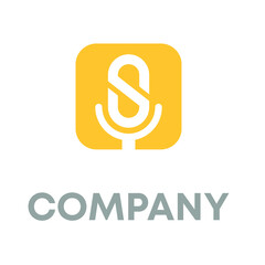 S microphone logo 