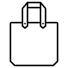 Tote bag in line design