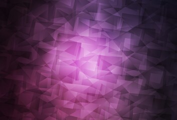 Dark Pink vector low poly layout.
