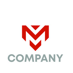 M logo