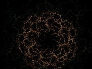 Imaginatory fractal background Image