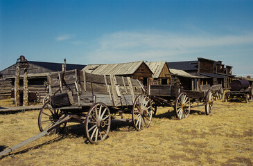 Village Cow Boys, Old Trail Town, Wyoming, USA, Etats Unis