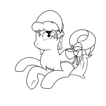 Christmas pony
