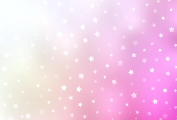Light Pink, Yellow vector template in carnival style.