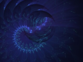 Imaginatory fractal background Image