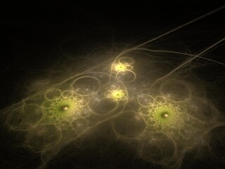 Imaginatory fractal background Image