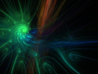 Imaginatory fractal background Image