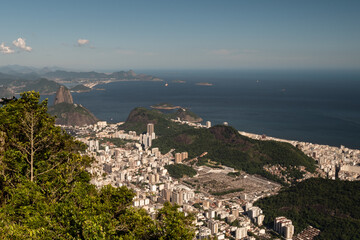 Fototapeta na wymiar Rio de Janeiro from Corcovado