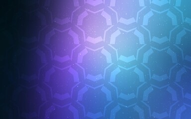 Dark Pink, Blue vector texture with wry lines.