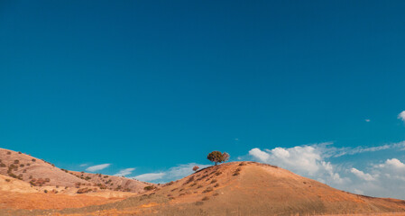hiker in the mountains