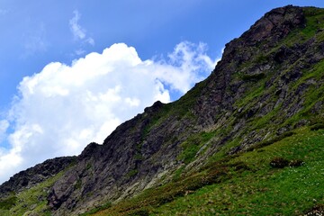 Fototapeta premium clouds over the mountains
