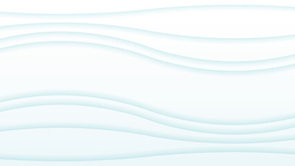 White Abstract Paper Cut Background Vector Shadows Objects Modern Design