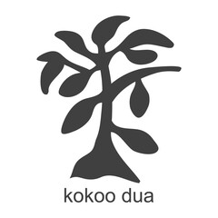 vector icon with african adinkra symbol Koforidua Frawase