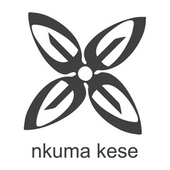 vector icon with african adinkra symbol Nserewa