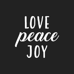 Love Peace Joy, Christmas Carol, Holiday Song, Christmas Text, Christmas Background, Christmas Greeting Card, Printable Graphic, Holiday Card, Vector Illustration Background