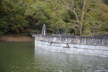 Naklejka premium Old and historic dam