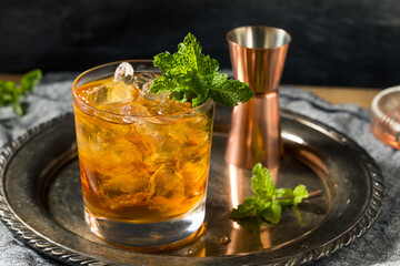 Boozy Refreshing Stinger Cocktail