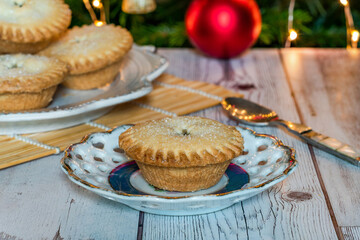 Traditional Christmas mince pies