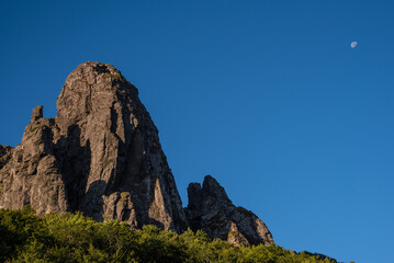 Babin zub (The Grandmather's tooth) on Old mountain, which is the most beautiful peak of Stara planina ( Balkan mountains). The impressive and big striking rocks and dense plants on the top.
Serbia