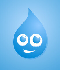 Design of funny water drop