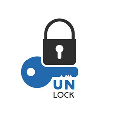 Design of unlock key symbol