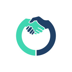 handshake circle shape chain