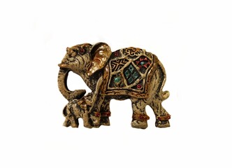 statuette of elephant, magnet