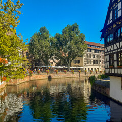 Obraz premium Historical city center of Strasbourg, France